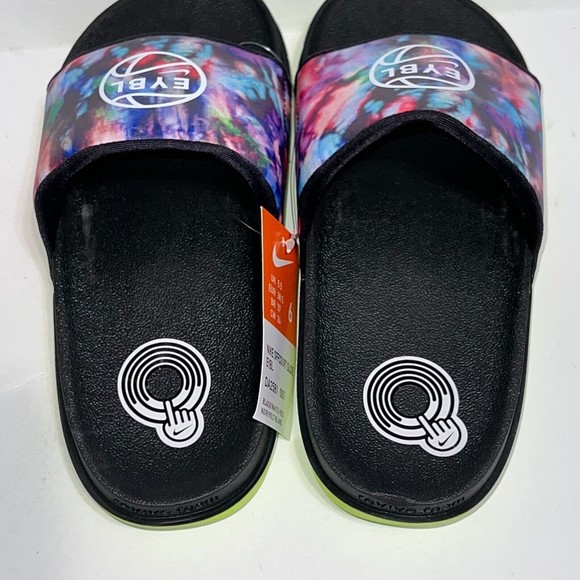 NEW Nike Offcourt EYBL Slides Black White Volt Noir DA2581-001 Men\'s Size 6 main image 6